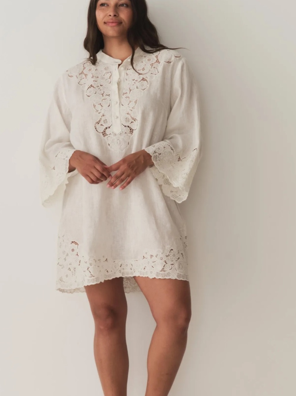 Doen Rochelle Dress XS White Mini Dress - Picture 5 of 7